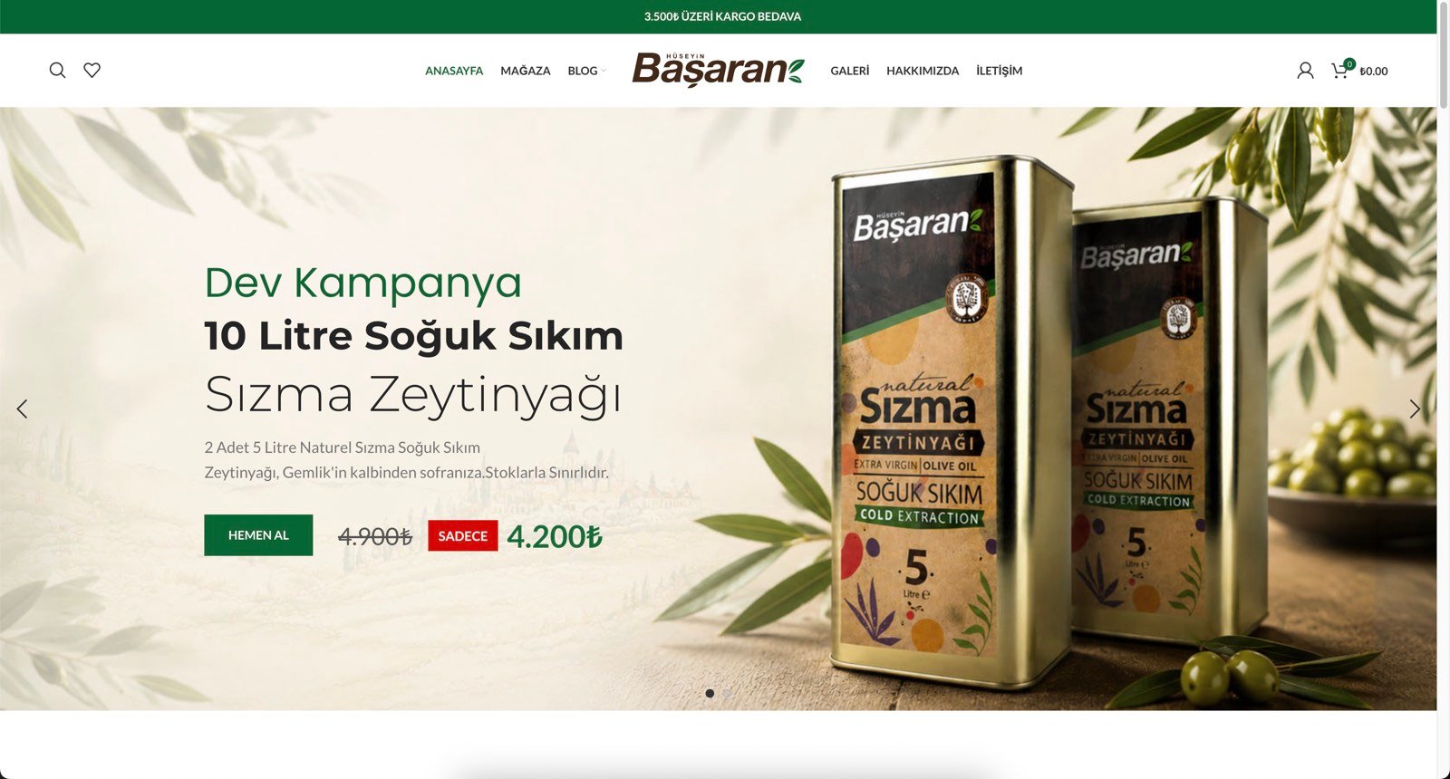 Hüseyin Başaran Zeytinyağları